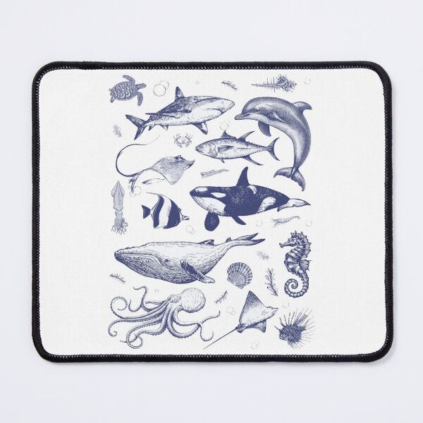 Item preview, Vintage 90s Ocean Animals Retro Tattoo Style designed and sold by Gbriel3.