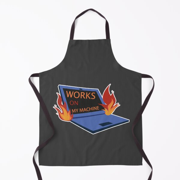 Item preview, Works On My Machine | Funny Coding Laptop designed and sold by Mammoths.