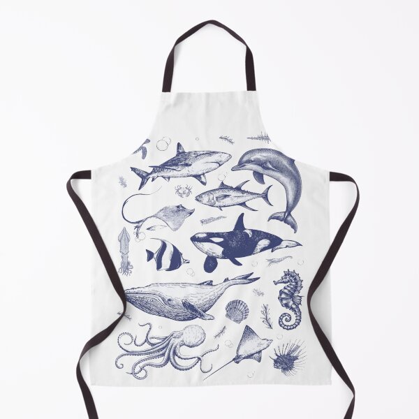 Item preview, Vintage 90s Ocean Animals Retro Tattoo Style designed and sold by Gbriel3.