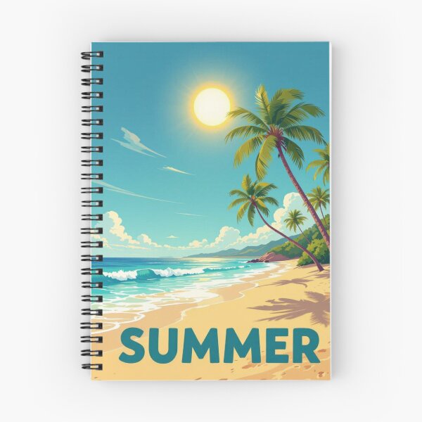 Item preview, Summer vacation - Paradise beach and palm trees designed and sold by NeyhineAngelionShop.