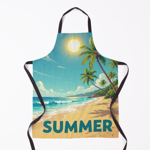 Item preview, Summer vacation - Paradise beach and palm trees designed and sold by NeyhineAngelionShop.