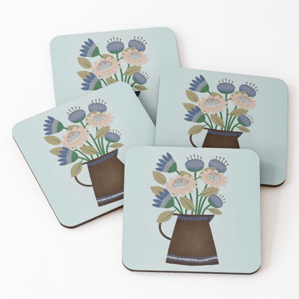 Item preview, Folk Art Flowers designed and sold by SaichaDesign.