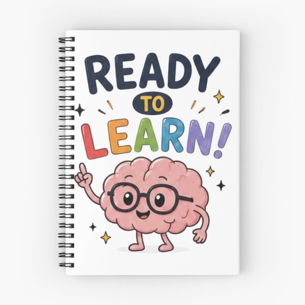 Item preview, Cute Brain with Glasses Ready to Learn Back to School Gift for Students designed and sold by Cartoon art with a purpose ❤️ Supporting Althea’s friends .