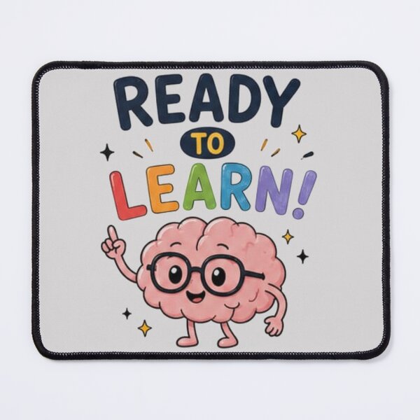 Item preview, Cute Brain with Glasses Ready to Learn Back to School Gift for Students designed and sold by Cartoon art with a purpose ❤️ Supporting Althea’s friends .