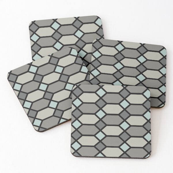 Item preview, Modern Hexagon Lattice Geometric Tile Pattern designed and sold by ​Jyoti Digital Artist.