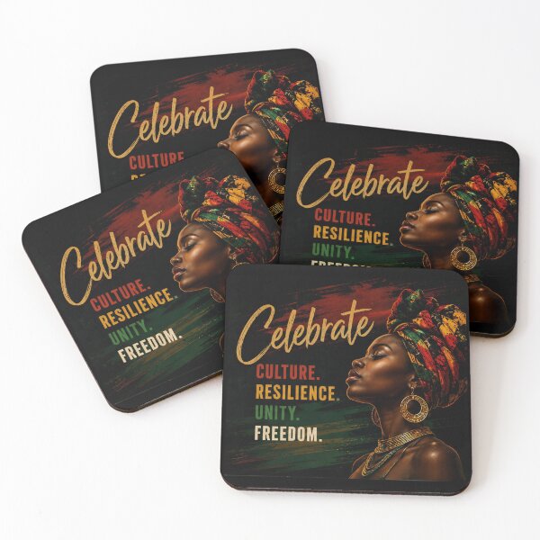 Item preview, Celebrate Culture. Resilience. Unity. Freedom. (#0302H006CU) designed and sold by SarVonne Serenity Moments.