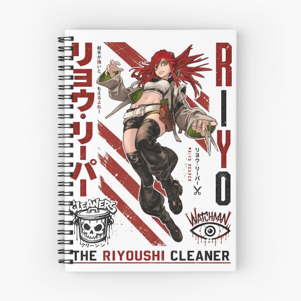 Item preview, Red Hair Scissor Fighter Red Paint Splatter Art designed and sold by sidki-SDK.
