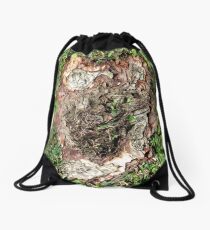 who who Drawstring Bag