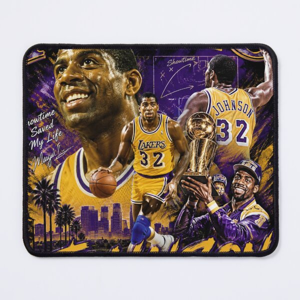 Artikelvorschau, Magic Johnson - Los Angeles Lakers entworfen und verkauft von JC's Cards & More.