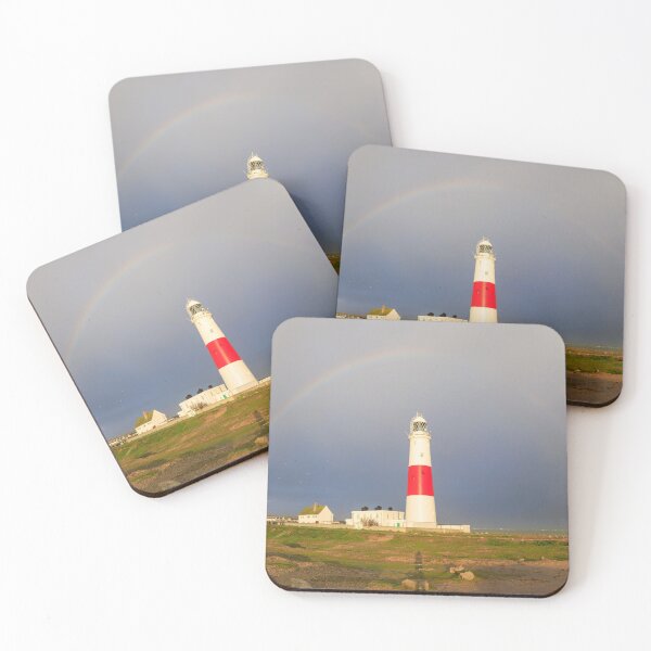 Item preview, Rainbow over Portland Bill Lighthouse designed and sold by Aham Photos.