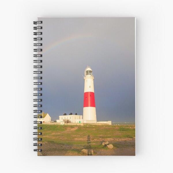 Item preview, Rainbow over Portland Bill Lighthouse designed and sold by Aham Photos.