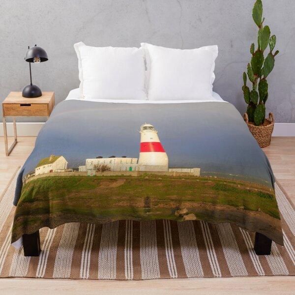 Item preview, Rainbow over Portland Bill Lighthouse designed and sold by Aham Photos.