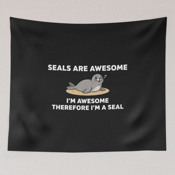Item preview, Seals Are Awesome Funny Seal  designed and sold by dragonbol023.