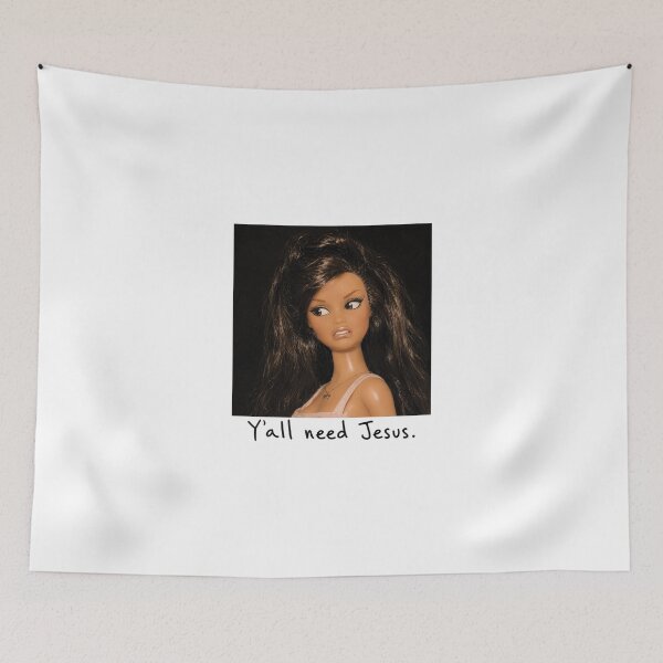 Item preview, Ya'll Need Jesus Disgusted Face Christian Funny designed and sold by Doodletext.
