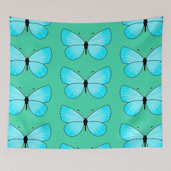 Artikelvorschau, Azurblauer Schmetterling entworfen und verkauft von SunnySkyStudio.