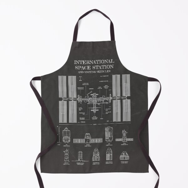 Item preview, International Space Station (ISS) and Visiting Vehicles (Blackboard) designed and sold by BGALAXY.