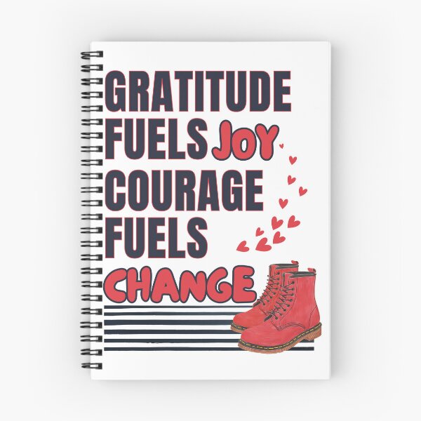 Item preview, Gratitude Fuels Joy. Courage Fuels Change. designed and sold by Our Sacred Breath.