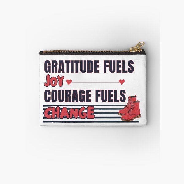 Item preview, Gratitude Fuels Joy. Courage Fuels Change. designed and sold by Our Sacred Breath.