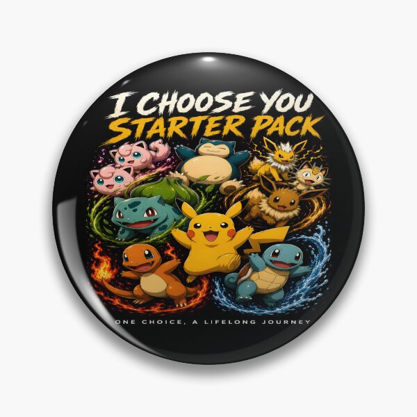 Item preview, I Choose You -Starter Pack  Monsters Aesthetic Design designed and sold by Trinidesigns123.