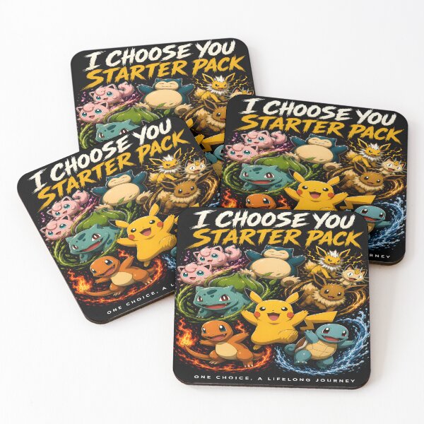 Item preview, I Choose You -Starter Pack  Monsters Aesthetic Design designed and sold by Trinidesigns123.