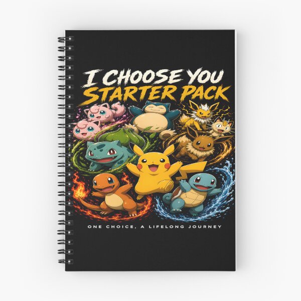 Item preview, I Choose You -Starter Pack  Monsters Aesthetic Design designed and sold by Trinidesigns123.