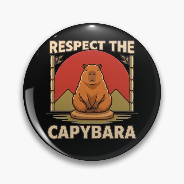 Item preview, Respect the Capybara – Vintage Animal Design designed and sold by No Excuses Supply.