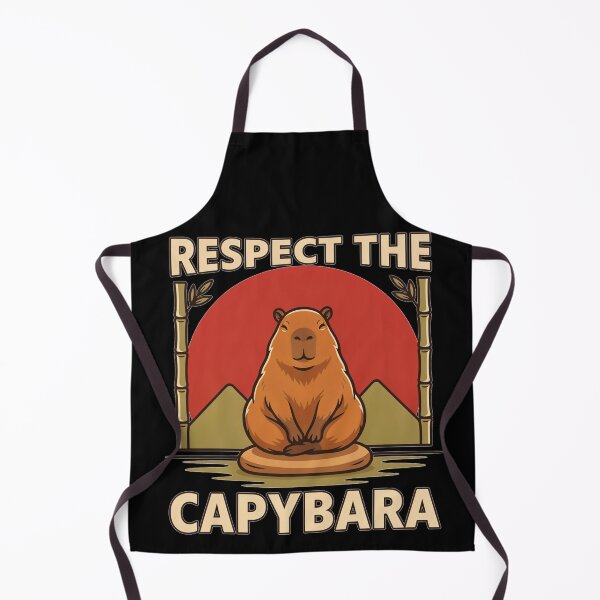 Item preview, Respect the Capybara – Vintage Animal Design designed and sold by No Excuses Supply.