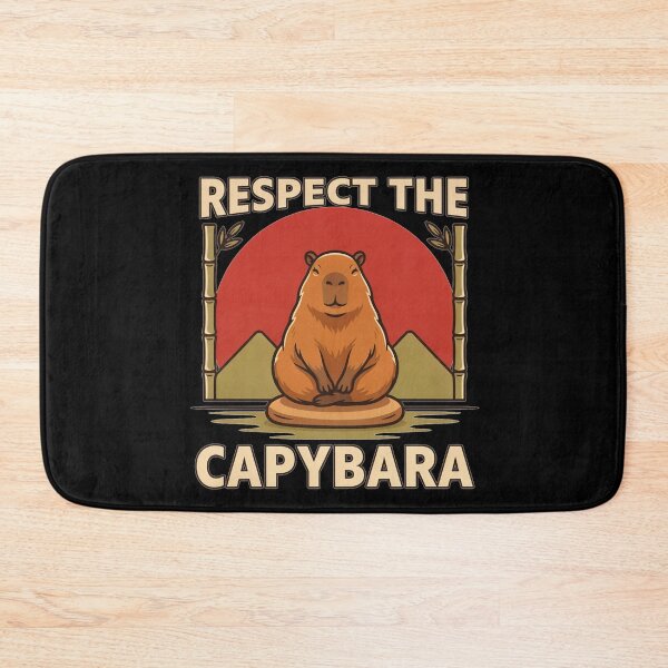 Item preview, Respect the Capybara – Vintage Animal Design designed and sold by No Excuses Supply.