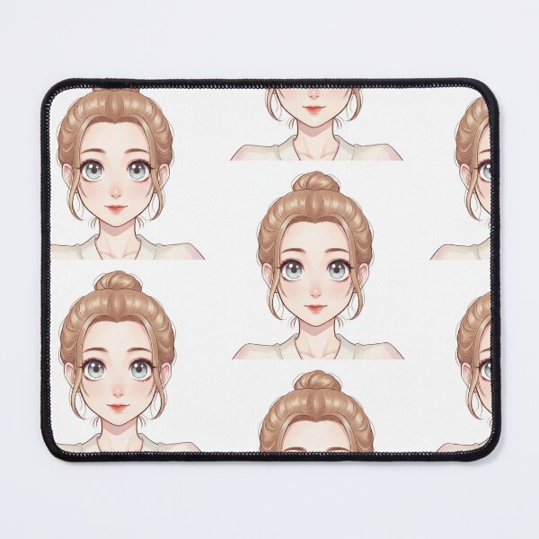 Item preview, Soft Anime Portrait Blonde Bun designed and sold by KaleChub.