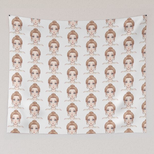 Item preview, Soft Anime Portrait Blonde Bun designed and sold by KaleChub.