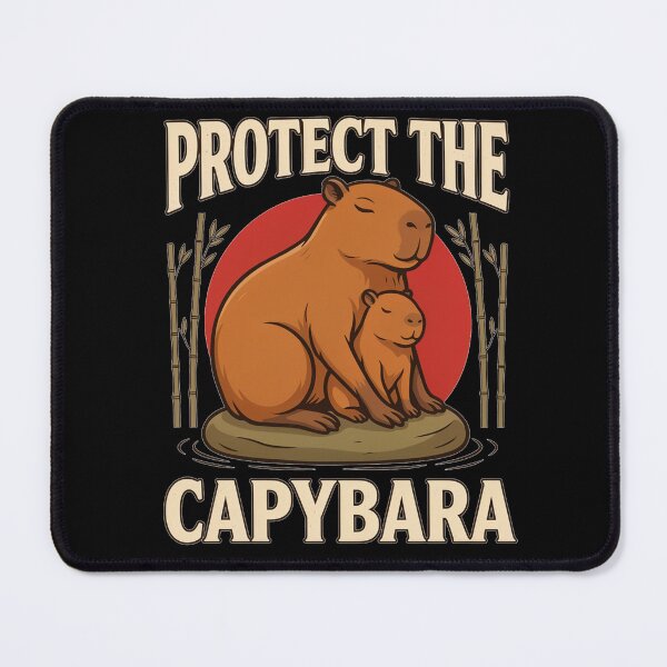Item preview, Protect the Capybara – Vintage Animal Design designed and sold by No Excuses Supply.