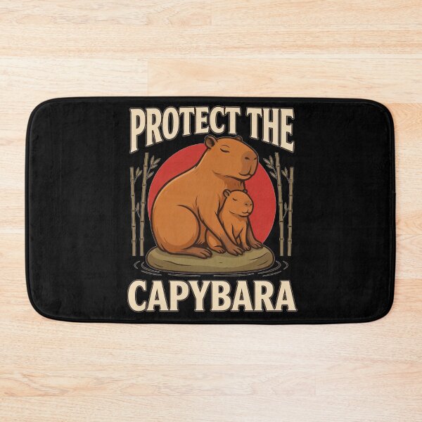 Item preview, Protect the Capybara – Vintage Animal Design designed and sold by No Excuses Supply.