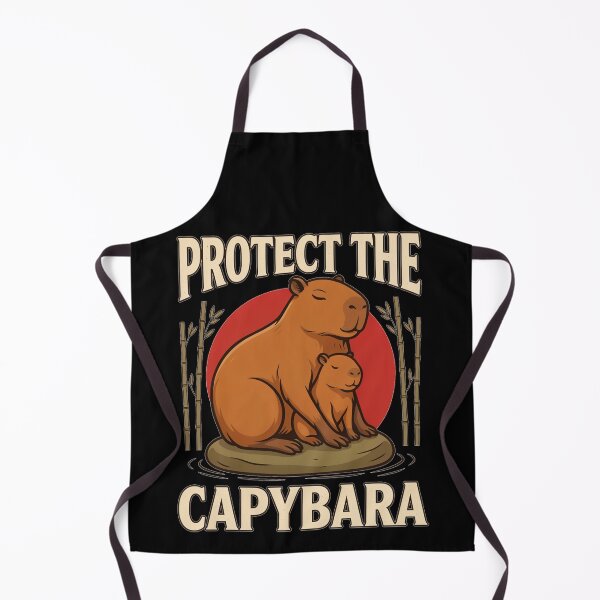 Item preview, Protect the Capybara – Vintage Animal Design designed and sold by No Excuses Supply.