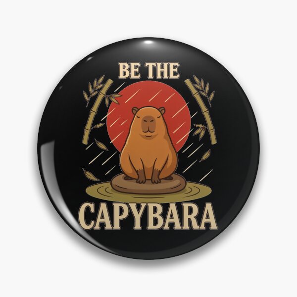 Item preview, Be the Capybara – Vintage Inspirational Animal Design designed and sold by No Excuses Supply.