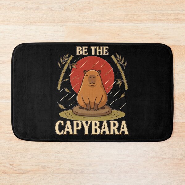 Item preview, Be the Capybara – Vintage Inspirational Animal Design designed and sold by No Excuses Supply.