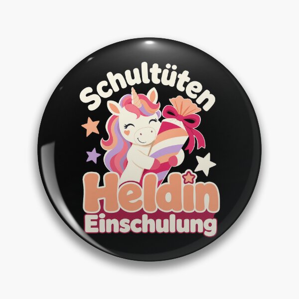 Item preview, Unicorn school cone heroine for first day of school designed and sold by pirminio.