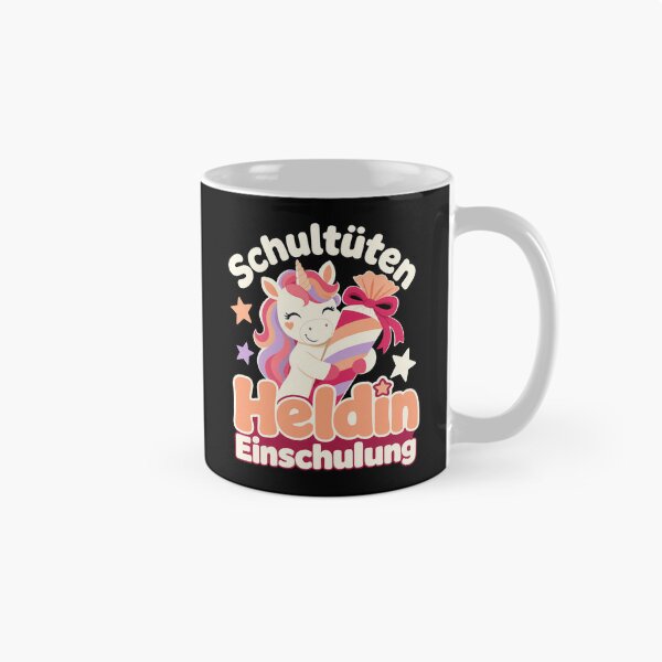 Item preview, Unicorn school cone heroine for first day of school designed and sold by pirminio.