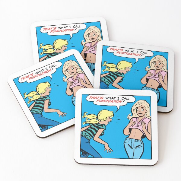 Item preview, That’s what I Call Punctuation! • Cute As A Belly Button • Pop Art Comic Parody designed and sold by wmxdesign.