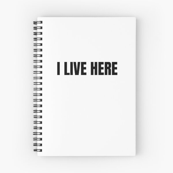 Item preview, I Live Here (Black) designed and sold by ShipCrewNation.