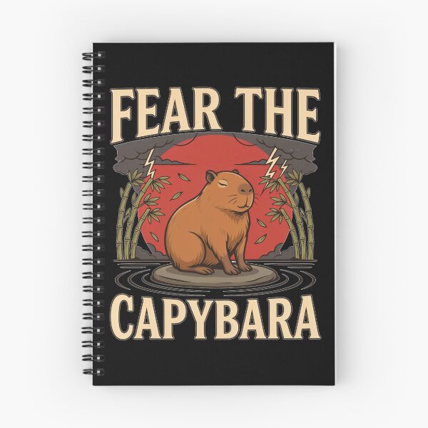 Item preview, Fear the Capybara – Funny Vintage Animal Design designed and sold by No Excuses Supply.