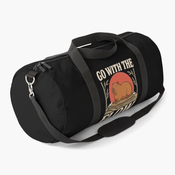 Item preview, Go With the Flow Capybara – Vintage Nature Design designed and sold by No Excuses Supply.