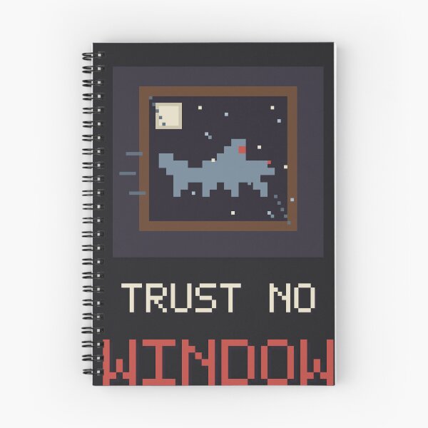 Item preview, Trust No Window, Funny Survival Horror Dog Jumpscare designed and sold by River1Shop.