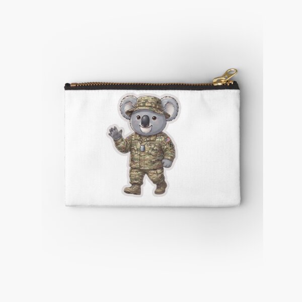Item preview, Military Koala Sticker Cute Solldier Koala Clipart Digital Download designed and sold by KAWAII STUDIO NB.