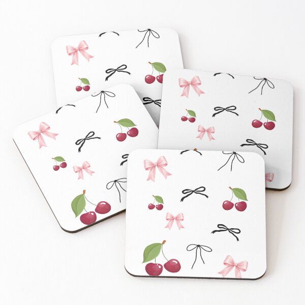 Item preview, Coquette Aesthetic Bows and Cherries Sticker Pack designed and sold by DreamyBrushArt.