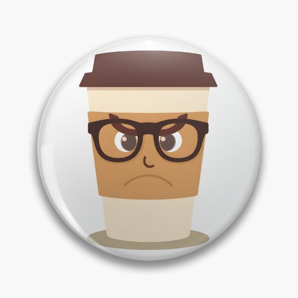 Item preview, Grumpy Coffee Cup Character designed and sold by VINTOR-.