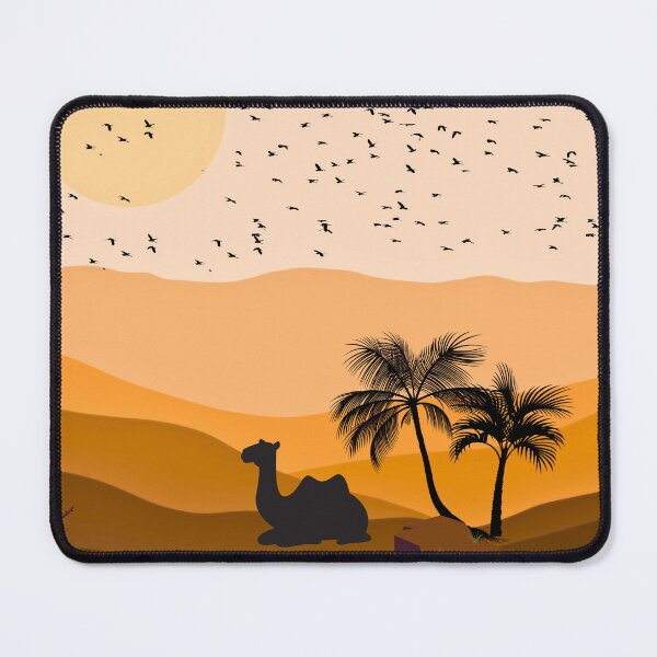 Item preview, Desert Sunset Camel palm Boho style designed and sold by Art IN Pack.