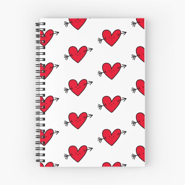 Item preview, happy heart smiley cupid's arrow through the heart designed and sold by Mypixieart.