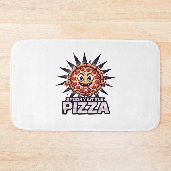 Item preview, Spooky Little Pizza Cartoon Character Graphic designed and sold by ColeLaniTrading.
