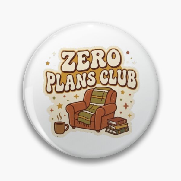 Item preview, Zero Plans Club Cozy Typography T-Shirt | Retro Relaxation Quote | Book & Coffee Graphic Tee designed and sold by Faisal  Shah.
