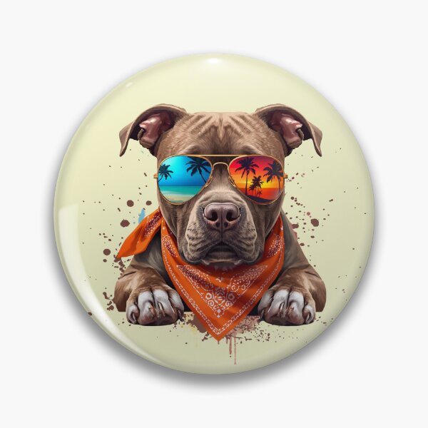 Item preview, COOL SUMMER PITBULL designed and sold by BKDIGITALSHOP.